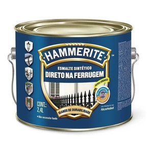 Tinta Hammerite Direto na Ferrugem - 2,4l - Coral:cinza Brilhante