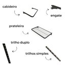 Ver imagem 3 de Estante Roupeiro Modulados Aramados Compacto Resistente 1,60m Pt