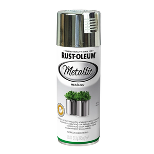 Spray Efeito Metalico Decorativo Metallico Prata Rust Oleum