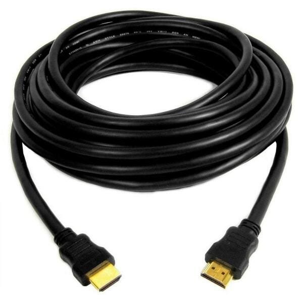 Cabo HDMI 1.4 - 10 metros - 3D High Speed Full HD - Gold Flash - Akasa AK-CBHD02-10 - 1