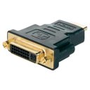 Ver imagem 1 de Adaptador Conversor HDMI para DVI-I - Dual Link - 24+5 Pinos (HDMI M X DVI-I F)