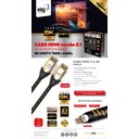 Ver imagem 2 de Cabo Hdmi Premium 2.1, Elg, Hs8k20, 2 Metros, Reforçado, 8k Ultra High Speed, 144hz/180hz