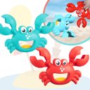 Ver imagem 1 de Carangueijo Brinquedo Infantil Pá Praia Brincar Areia:azul