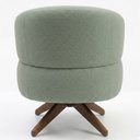 Ver imagem 6 de Poltrona Decorativa Chair Bouclé Verde Sálvia Premium Giratória Sala Dekorien