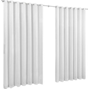 Cortina Roma 4 Metros Para Sala E Quarto:Branco