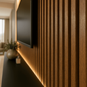 Ver imagem 7 de Kit 2 Painel Ripado 3D Decorativo 2,70m x 16cm