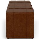 Ver imagem 6 de Puff Decorativo Living Sala de Estar 140 cm Roma W01 Couríssimo Marrom - Lyam Lyam Decor