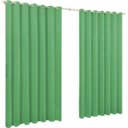Ver imagem 1 de Cortina Roma Oxford 3 Metros Para Sala E Quarto:Verde Bandeira