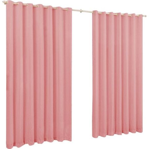 Cortina Roma Oxford 3 Metros Para Sala E Quarto:Salmão