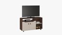 Ver imagem 2 de Rack Seleto para Tv 49'' 2 Portas e Prateleiras:café / Off
