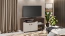 Ver imagem 1 de Rack Seleto para Tv 49'' 2 Portas e Prateleiras:café / Off