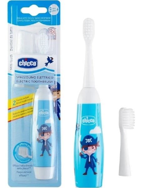 Escova De Dentes Eletrica Infantil Azul - Chicco - 2