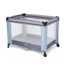 Berço Portátil Fit - Geo Azul - Voyage - 3