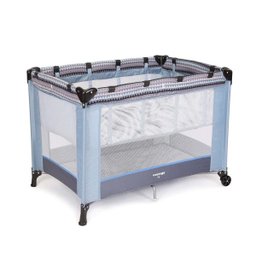 Berço Portátil Fit - Geo Azul - Voyage - 2