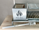 Ver imagem 4 de Parrilla para Alvenaria 89x34 - Firebox + 1 Grelha Argentina + Kit Tendal