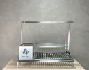 Ver imagem 3 de Parrilla para Alvenaria 89x34 - Firebox + 1 Grelha Argentina + Kit Tendal