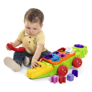 Brinquedo Educativo Jacaré Didático Tateti