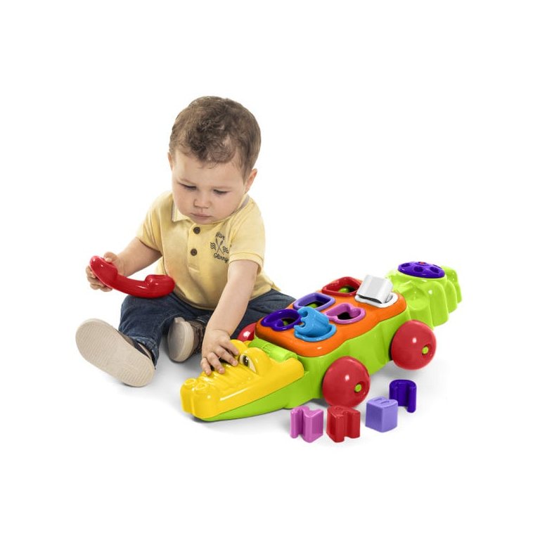 Brinquedo Educativo Jacaré Didático Tateti