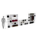 Ver imagem 5 de Kit Closet Modular M18+105+124 M100.2021.b (casa Comérico) Mundi Moveis