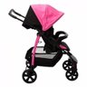 Carrinho Bebê AT6 K Preto Cinza Burigotto - Rosa - Preto e Rosa - 6