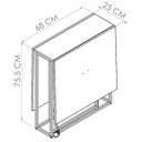 Ver imagem 6 de Mesa Dobrável P1003 - Placa & Ponto - Mel