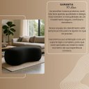 Ver imagem 6 de Puff Feijão Orgânico Moderno 100cm Escultural Suede Curvo