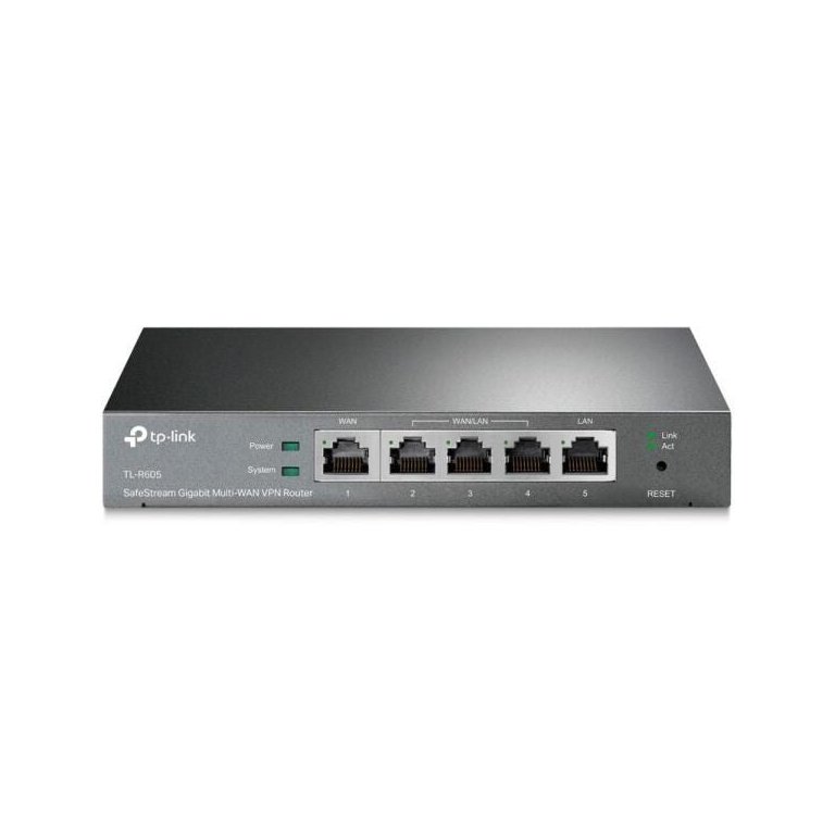 Roteador TP-Link TL-R605 VPN Multi-Wan - 1 porta Gigabit WAN + 3 portas Gigabit WAN/LAN - Roteador TP-Link TL-R605 VPN Multi-Wan - 1 porta Gigabit WAN + 3 portas Gigabit WAN/LAN -
