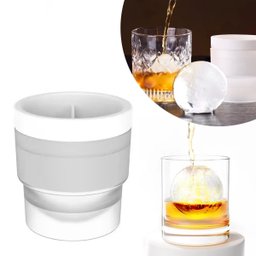 Forma de Gelo Redonda Esfera Grande para Drink e Whisky - 1