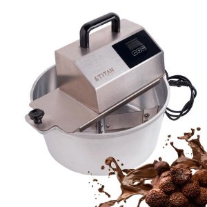 Panela Misturadora Profissional de Doces Zurique Bivolt 10 Litros Titan Cor:preto