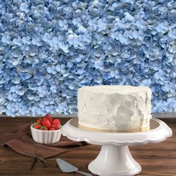 1 Painel de Parede 60x40 Flores Artificiais para Festas e Decoração de Casa - 4