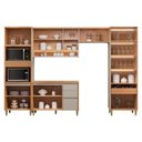 Ver imagem 4 de Cozinha Completa 5 Peças 12 Portas Allure CZ647 Gris Linea
