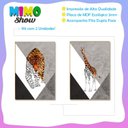 Ver imagem 3 de Kit 02 Placas Mdf Girafa e Onça Decoração Parede 28,7x22