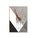 Ver imagem 6 de Kit 02 Placas Mdf Girafa e Onça Decoração Parede 28,7x22