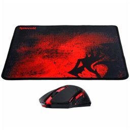 Kit Mouse e Mouse Pad Gamer Redragon M601-BA - 3200dpi - 30x26cm - 1