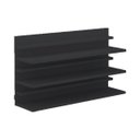 Ver imagem 1 de Sapateira 3 Prateleiras Suspensa Em Mdf - Preto