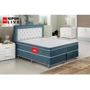 Ver imagem 1 de Colchão Queen Nipon Live de Magnético Infravermelho com Vibromassageador e Cromoterapia:azul