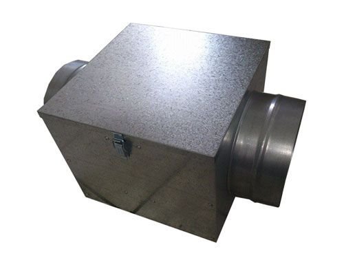 Caixa de Filtragem em Chapa Galvanizada G4 + M5 - Diam: 4" - 100 mm - 4
