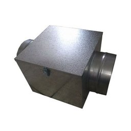 Caixa de Filtragem em Chapa Galvanizada G4 + M5 - Diam: 4" - 100 mm - 4