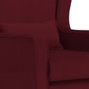 Ver imagem 4 de Poltrona Decorativa Aurora Balanço Vovo Suede Bordo - Fm