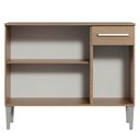 Ver mais imagens de Balcão Gabinete Armário de Cozinha 3 Portas e 1 Gaveta Rustic Emilly Madesa