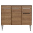 Ver imagem 7 de Balcão Gabinete Armário de Cozinha 3 Portas e 1 Gaveta Rustic Emilly Madesa