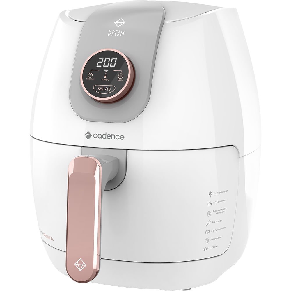 Kit Cadence Dream Rosé Gold - Fritadeira - Blender - Cafeteira - 127v - 2