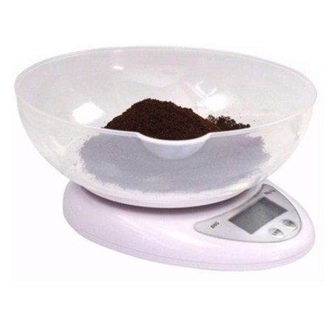Balança para Cozinha Digital com Cuba Acrilico de Alta Precisao 5kg