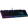 Teclado Gamer Cooler Master MK110 - Iluminação RGB - Semi Mecânico - Teclas Anti-Ghosting - MK- - 1