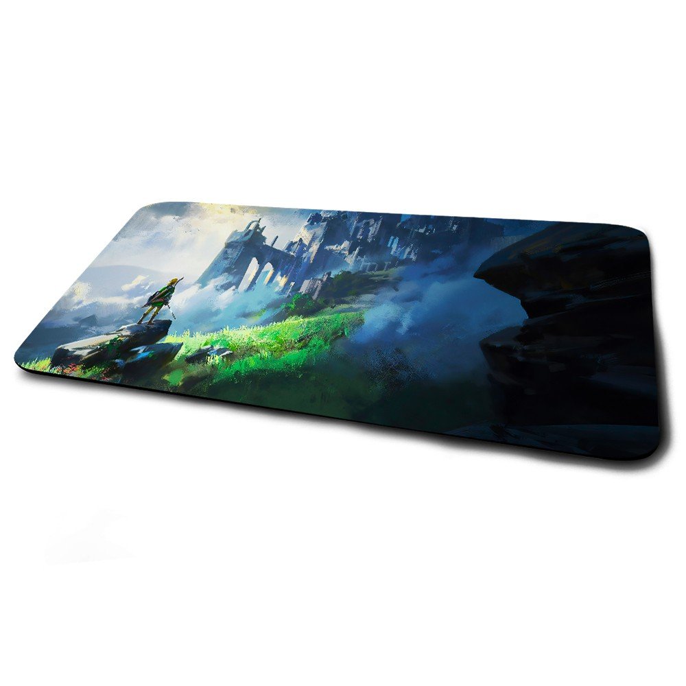 Mouse Pad Gamer Zelda Breath of The Wild Paisagem Império da Impressão - 2