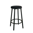 Ver imagem 2 de Kit 2 Banquetas de Cozinha Altas Estofada para Bancada Bar Area Gourmet Eva:Preto