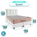 Ver imagem 2 de Kit Cabeceira + Cama Box + Colchão Queen Molas Ensacadas Airtech Ortobom
