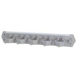 Suporte para Mop e Vassoura cor cinza - 1