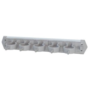 Suporte para Mop e Vassoura cor cinza
