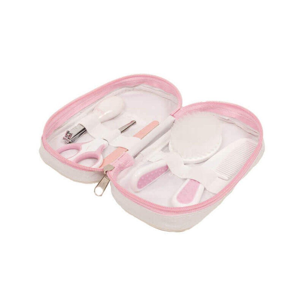 Kit Higiene Cuidados para Bebê com Estojo Branco Rosa Buba - 2